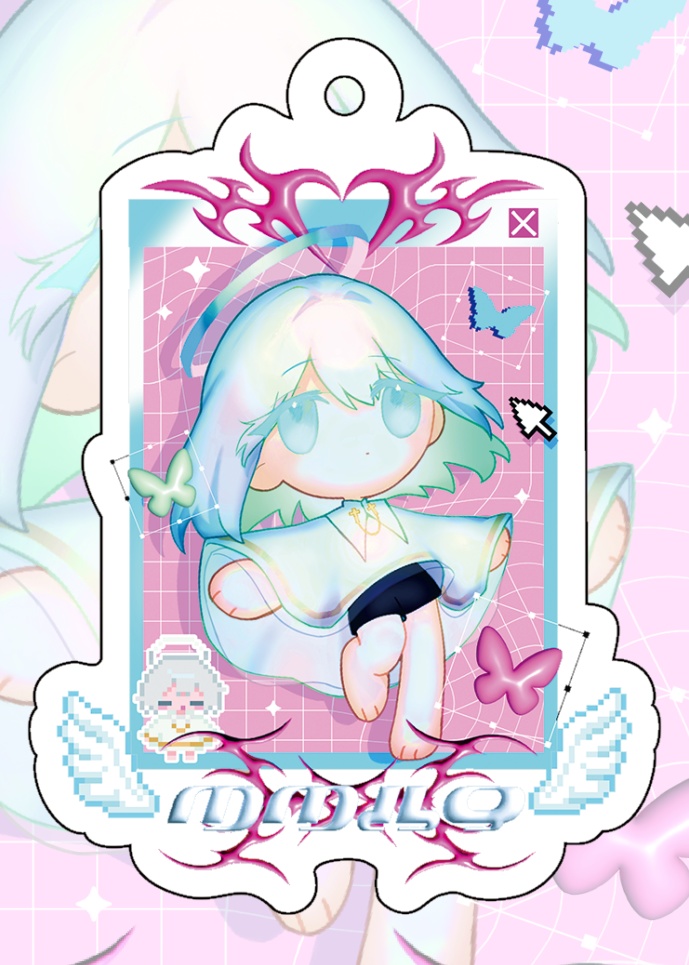 mmHgアクリルキーホルダー