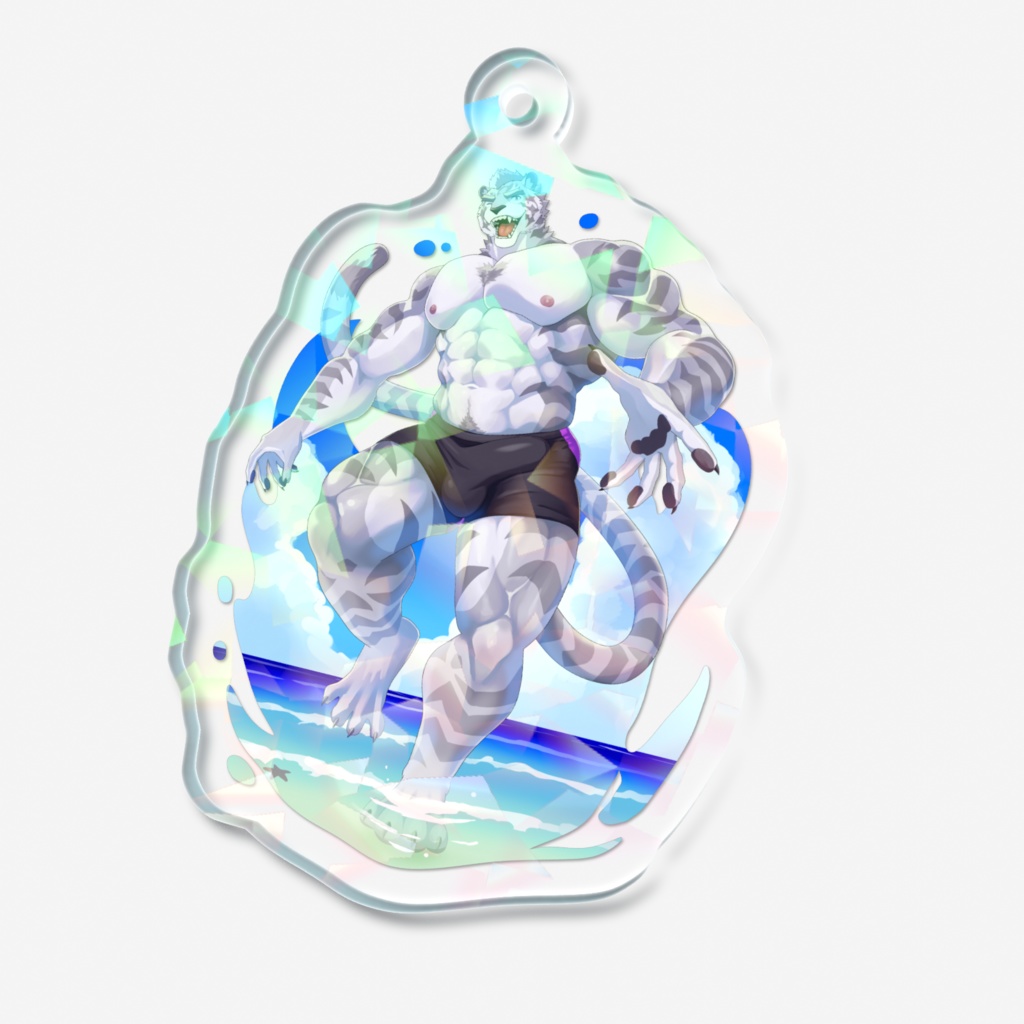 銀琥ウルBirthdayホログラムアクリルキーホルダー
