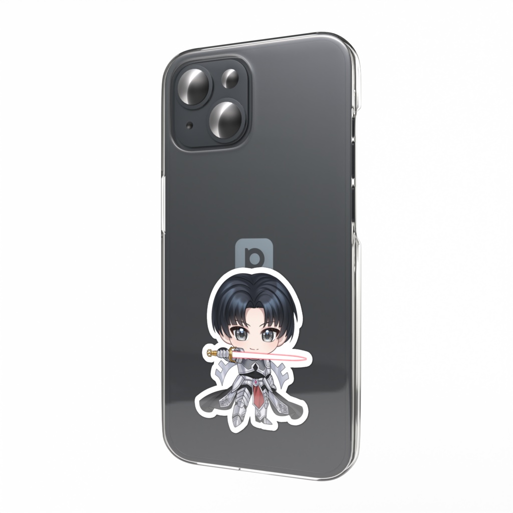 不動雷三スマホステッカー（SD）