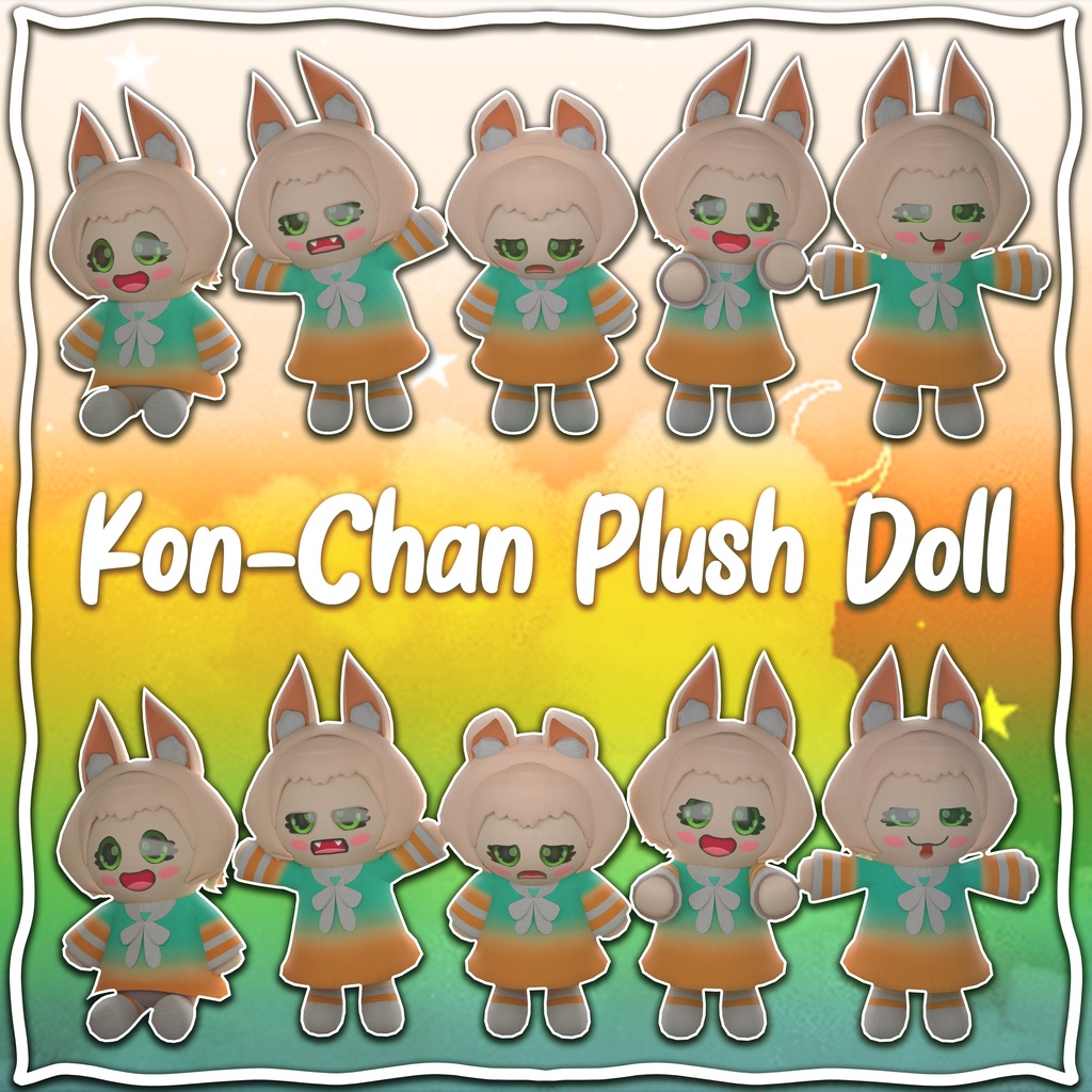 Kon-Chan Plush Doll - コンちゃんのぬいぐるみ