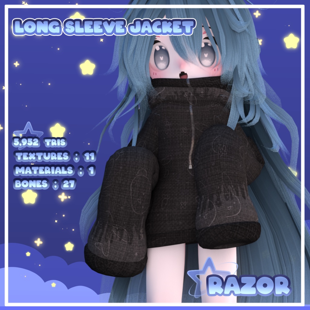 Long Sleeved Jacket【長袖ジャケット】Manuka, Mamehinata【「マヌカ」, まめひなた 】