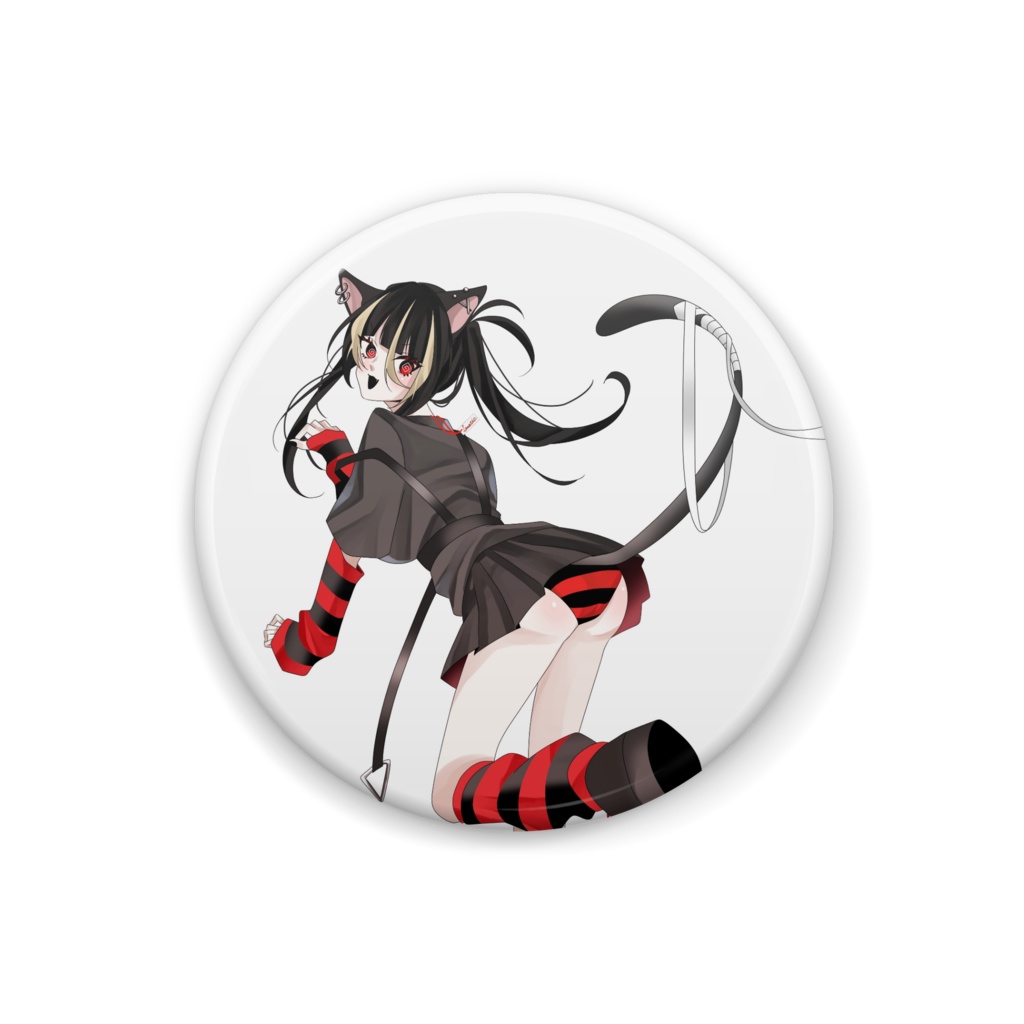 猫尻ルナ　缶バッジ