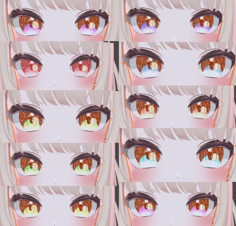 【Free/無料】moonrabbit eye【10色】