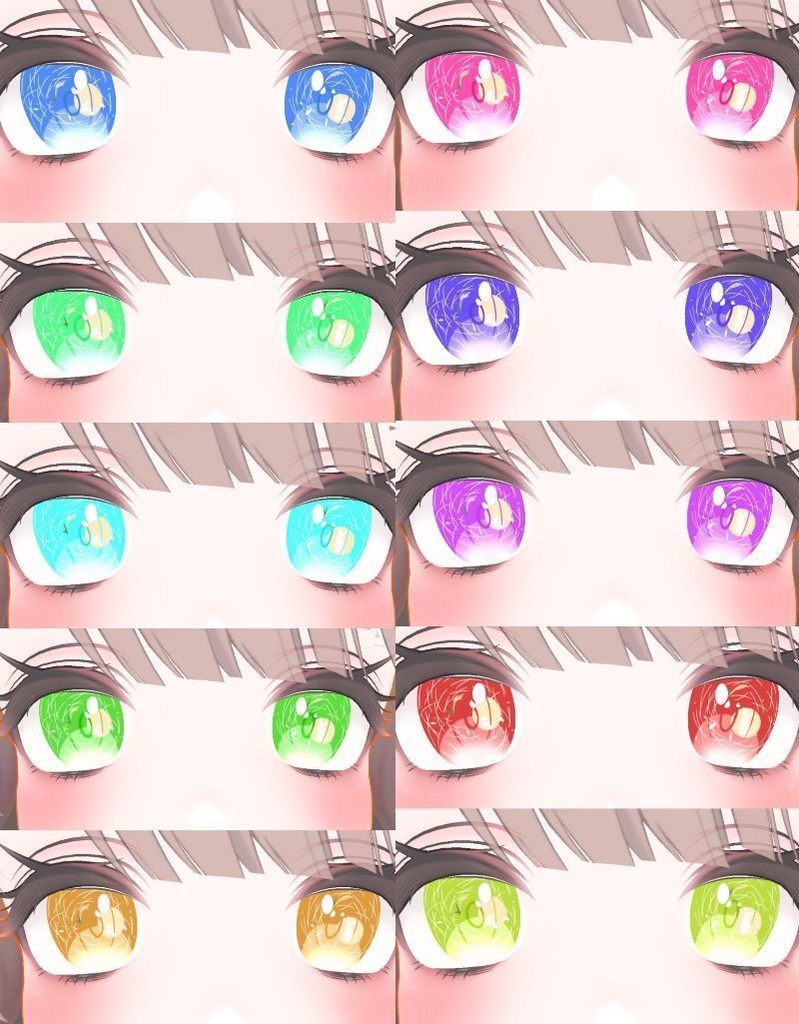 【Free/無料】moonrabbit eye【10色】