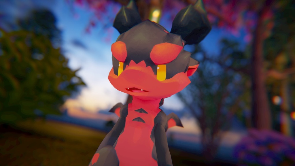 オリジナル3Dモデル 《どらのこチャッカ-Dranoko Chakka》Resonite対応