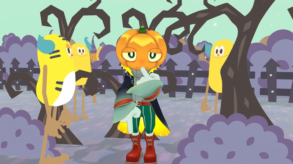 オリジナル3Dモデル 《ともしびハロルド -Tomoshibi Harold》