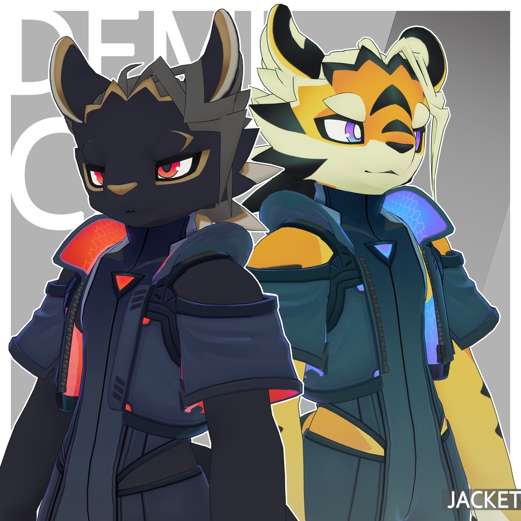 《Demicat》--オリジナル3Dモデル
