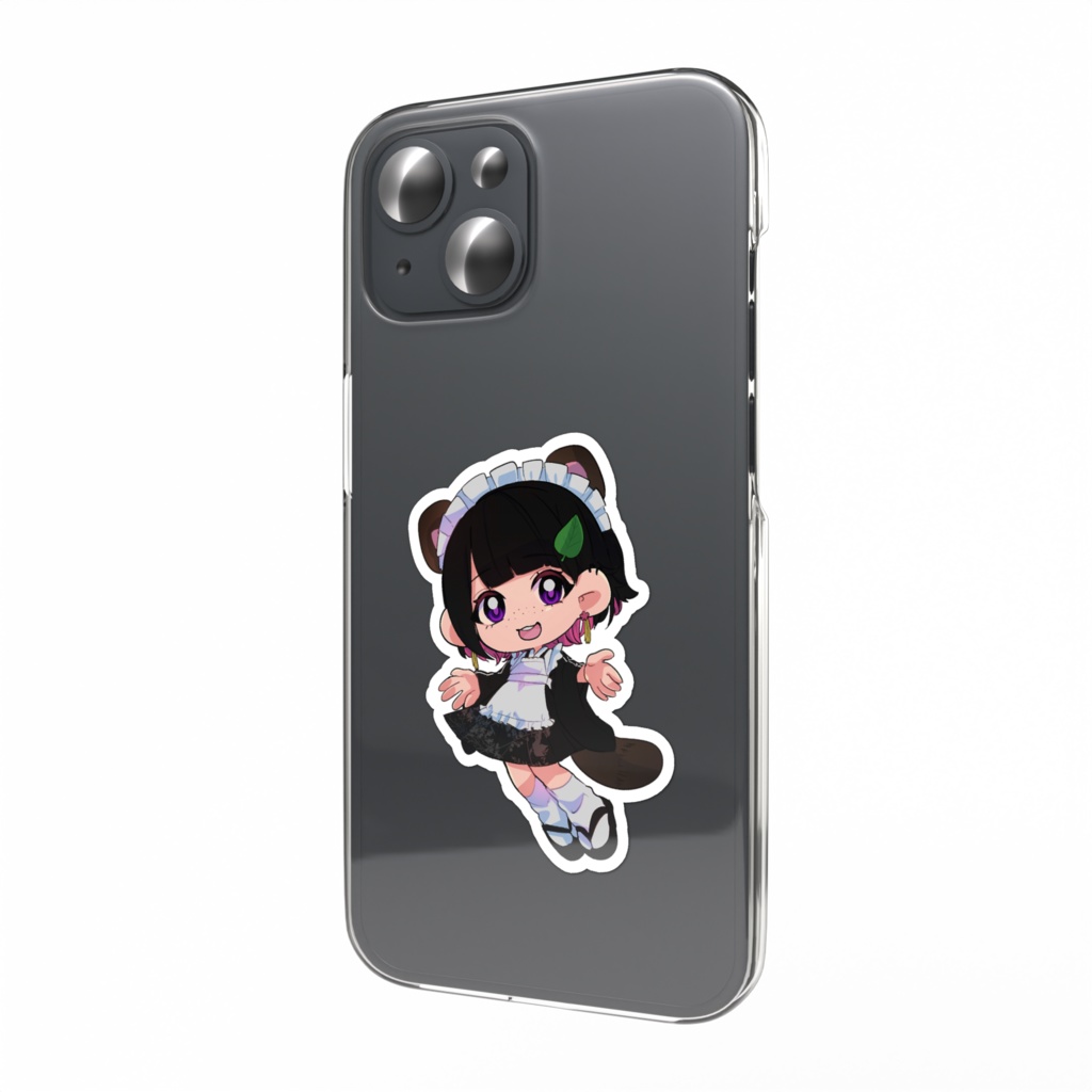 和服メイドスマホステッカー