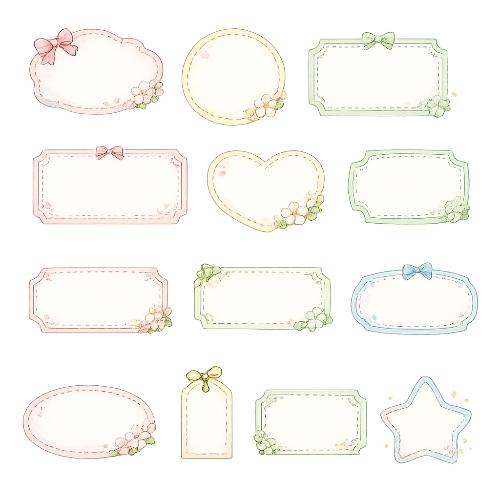 春色あしらいフレーム