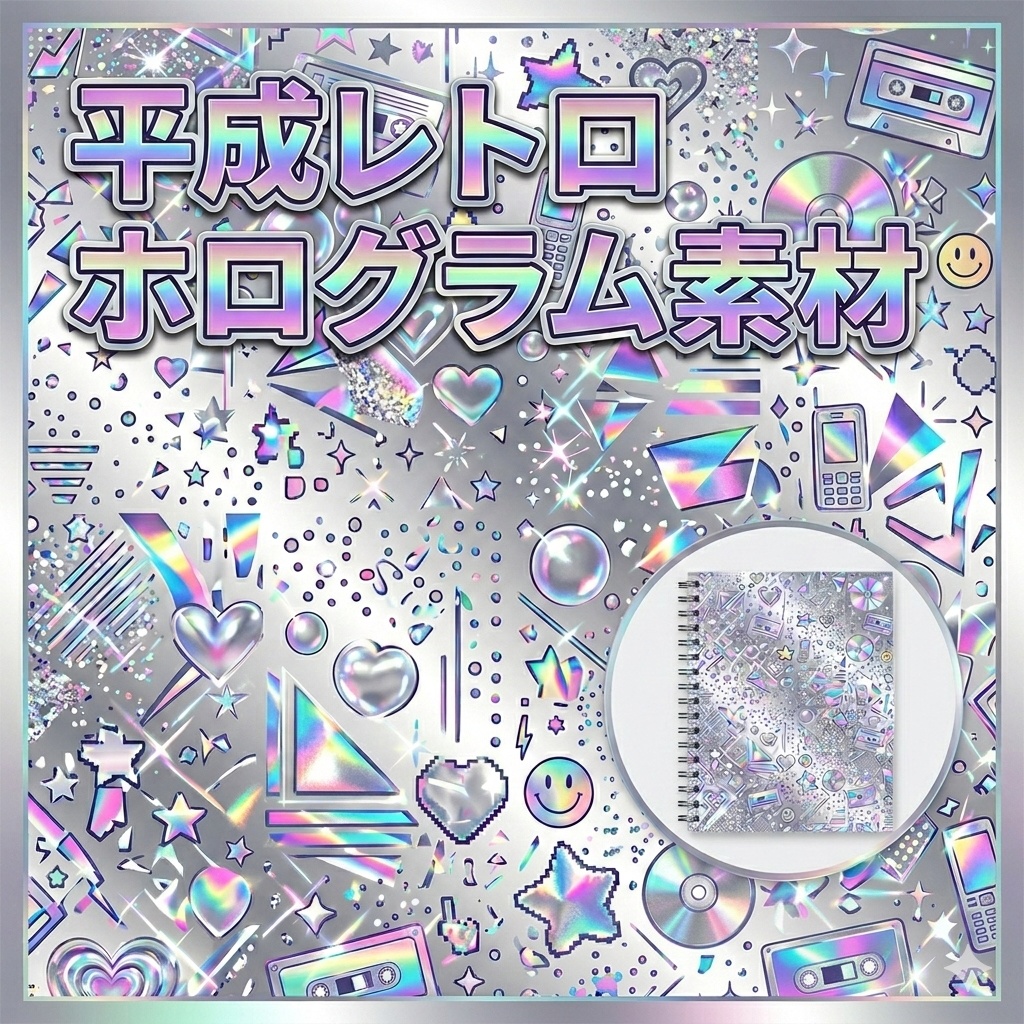 Y2Kキラキラ背景