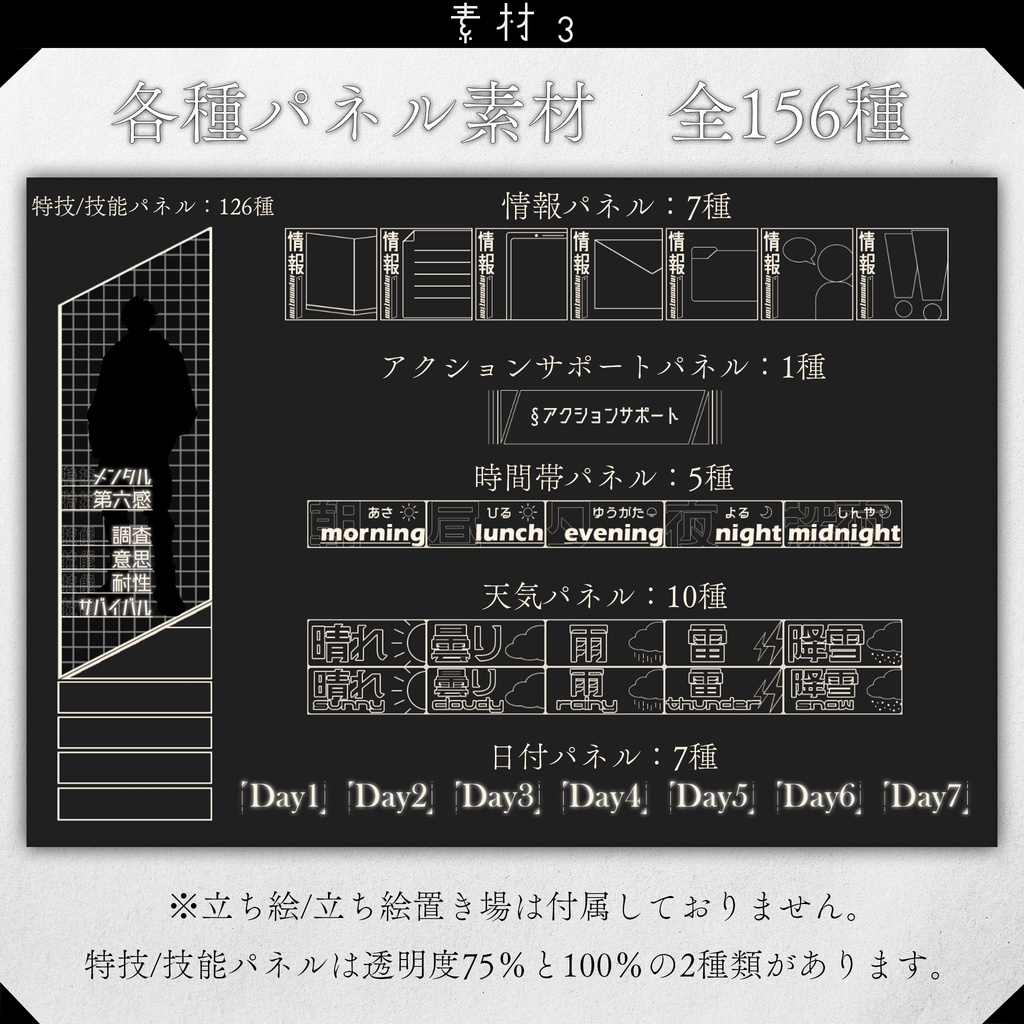 【ココフォリア】神椿市建設中。NARRATIVE テンプレ部屋拡張素材パック