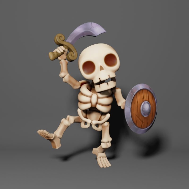 【3D】骨人形SD