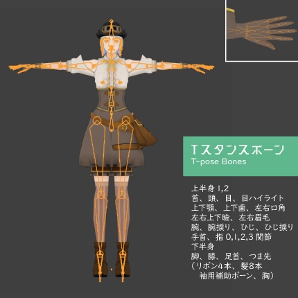 【オリジナル3Dモデル】壱花(ichika)ver.1.00