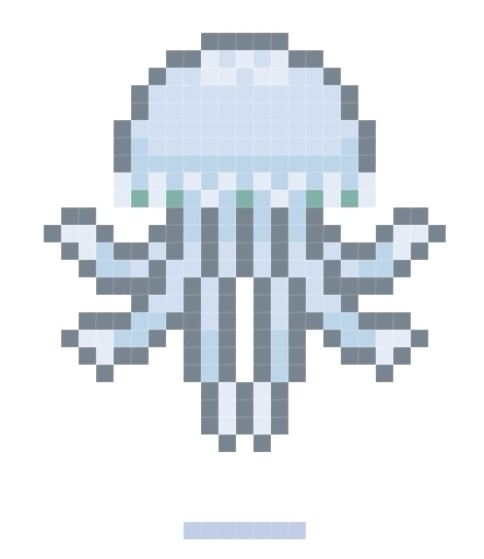 ピクスク用アバター クラゲ