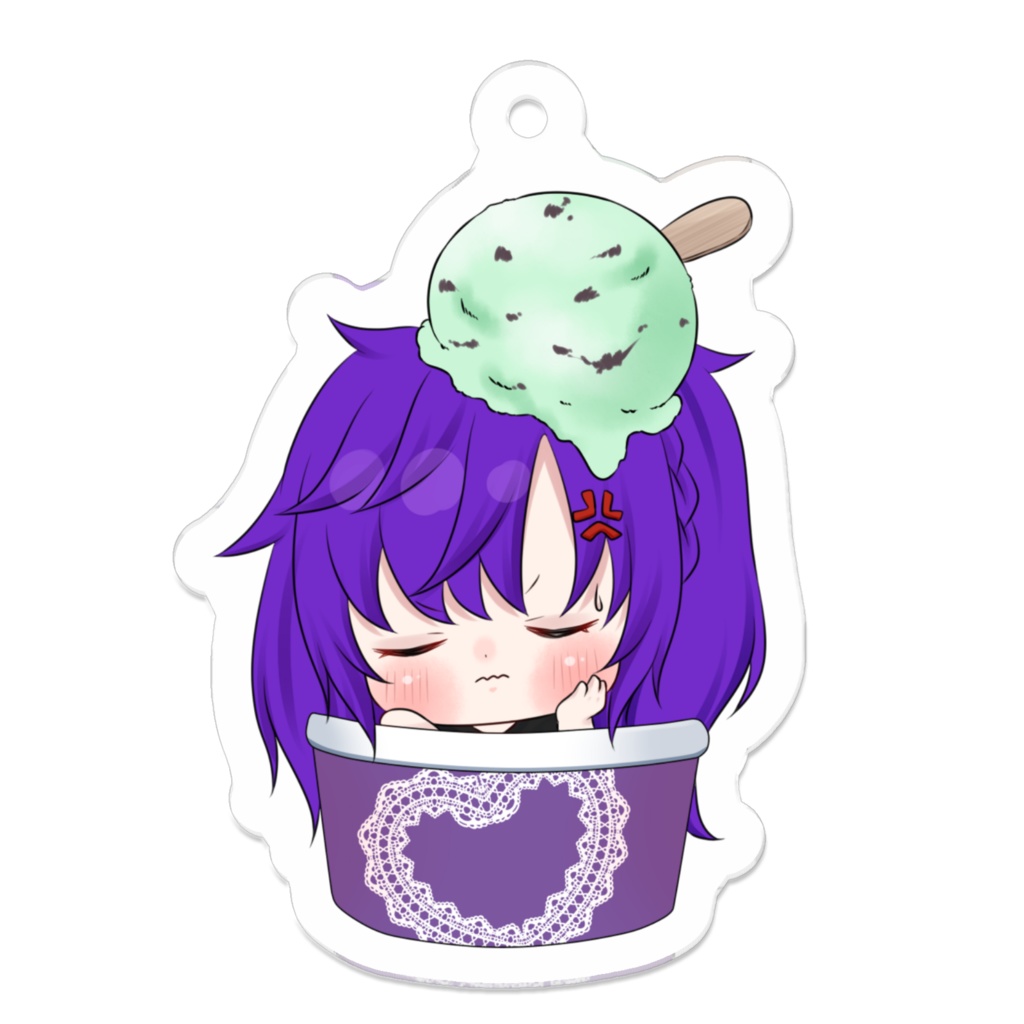 チョコミントアイス【桜久夜】