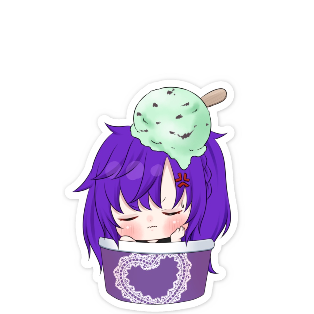 チョコミントアイス【桜久夜】