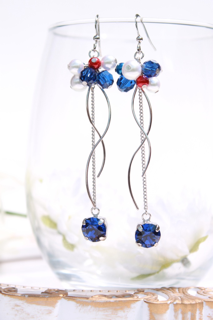 【テニプリ】学校イメージカラー+ツインタワー ピアス/イヤリング