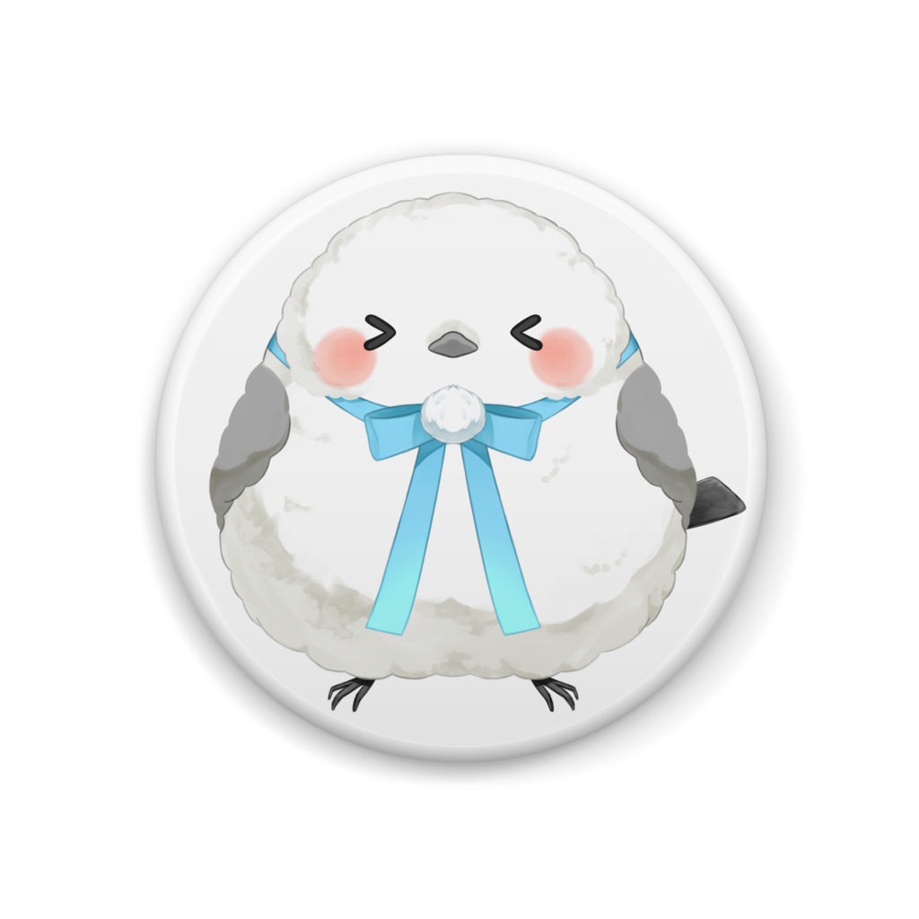 雪ノ羽音缶バッジ