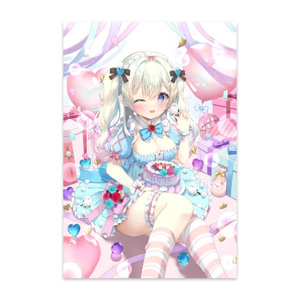 雪ノ羽音誕生日ポストカード