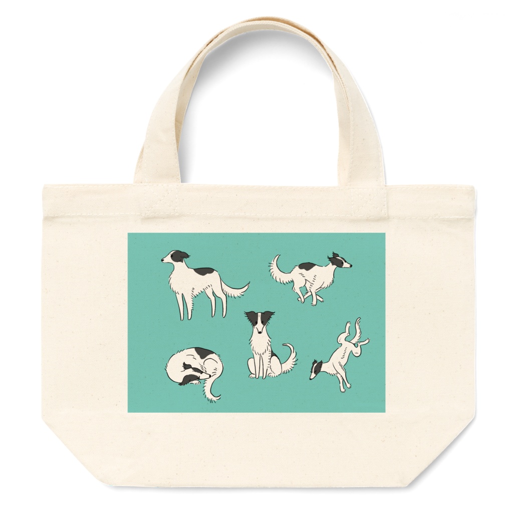 シルケンウインドハウンド　トートバッグ　Sサイズ　黒