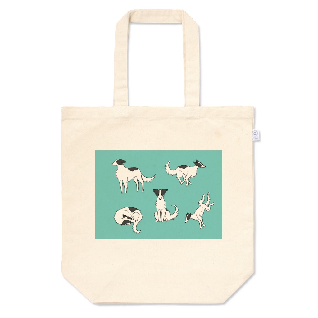 シルケンウインドハウンド　トートバッグ　Mサイズ　黒