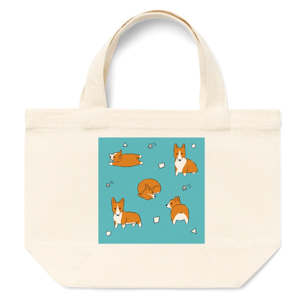 コーギー　トートバッグ　Sサイズ
