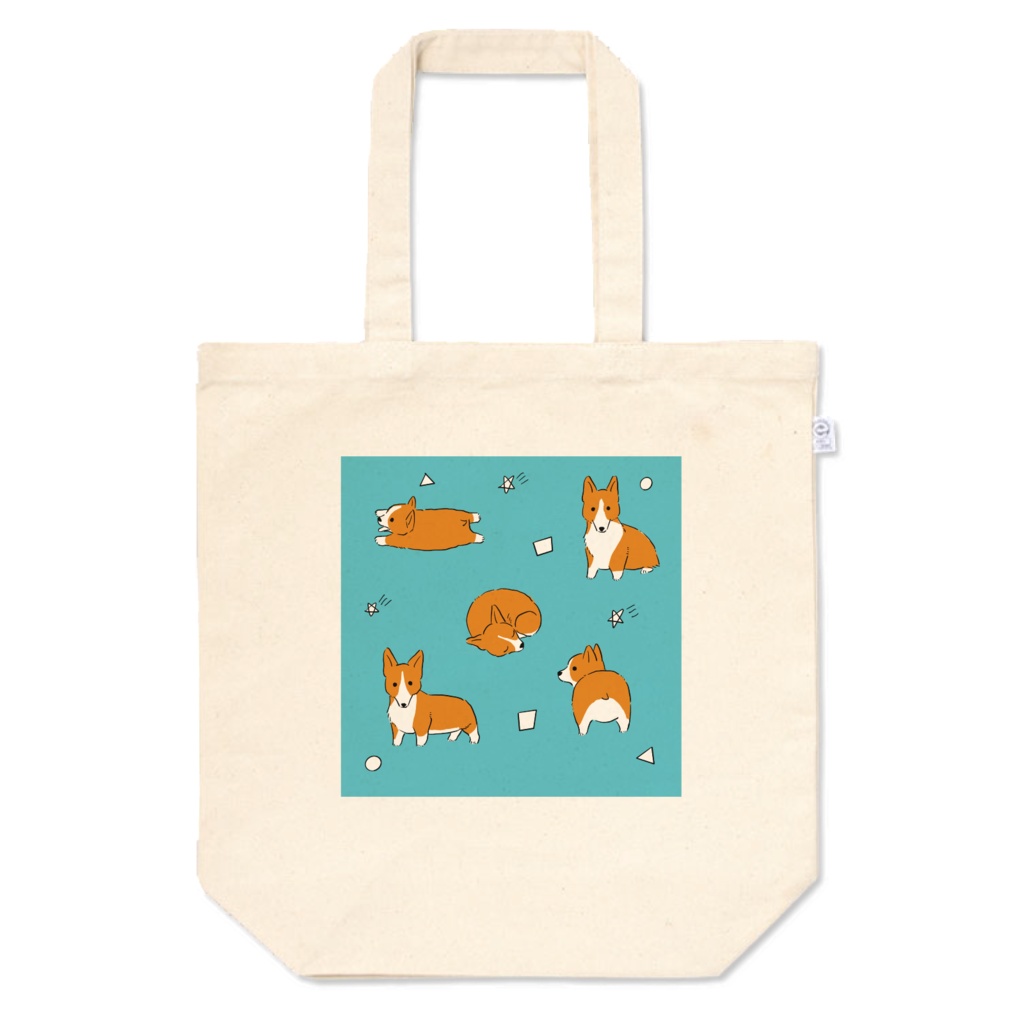 コーギー　トートバッグ　Mサイズ
