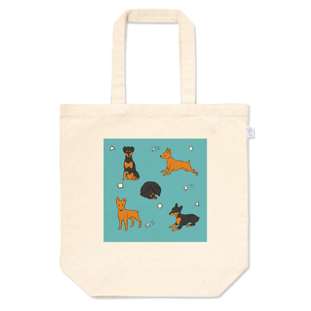 ミニチュアピンシャー　トートバッグ　Mサイズ