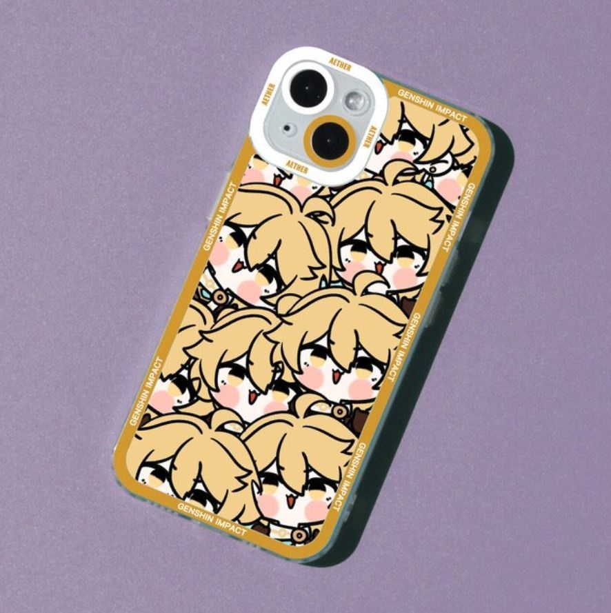 原神 ぷちきゃらスマホカバー (衝撃吸収強化アクリルケース)