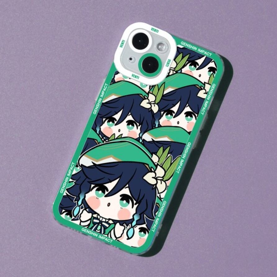 原神 ぷちきゃらスマホカバー (衝撃吸収強化アクリルケース)