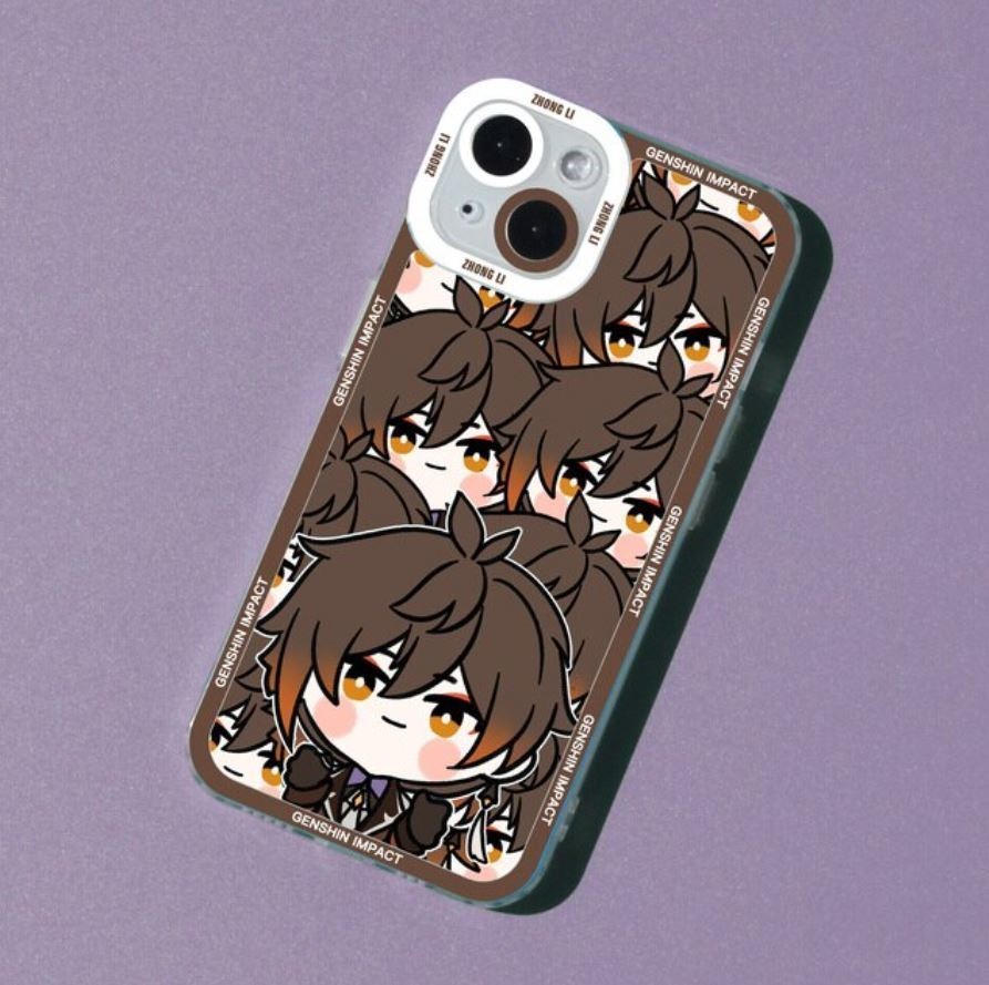 原神　ぷちきゃらスマホカバー　（衝撃吸収強化アクリルケース）