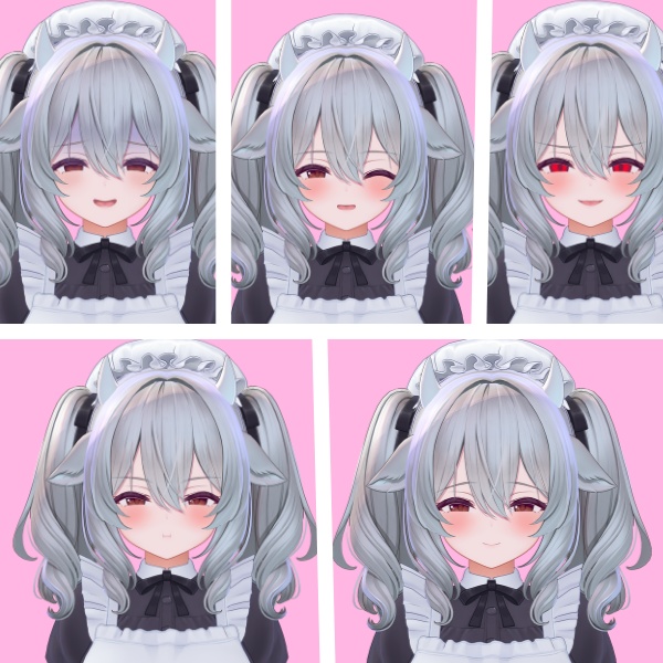 【ミルティナ対応】おっとり少女の表情