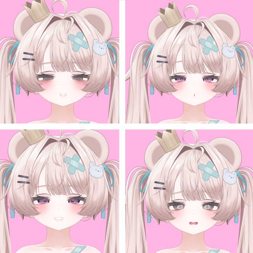 【ミルフィ対応】おっとり少女の表情