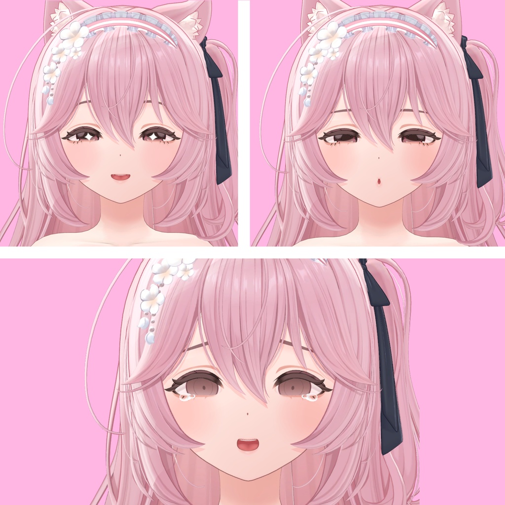 【リナシータ対応】おっとり少女の表情