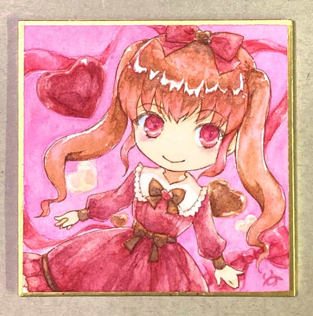 豆色紙　バレンタインロリィタ
