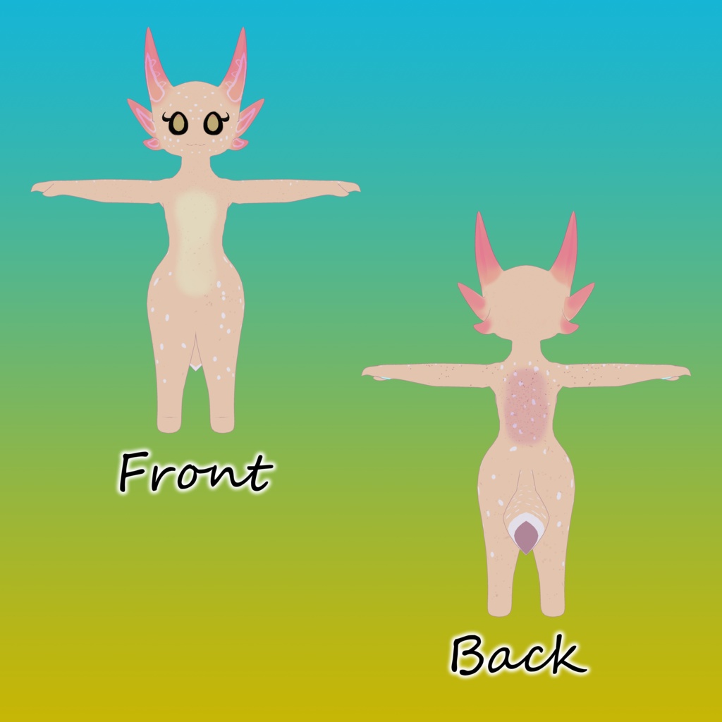 "Catlotl" VRChat Ready Avatar