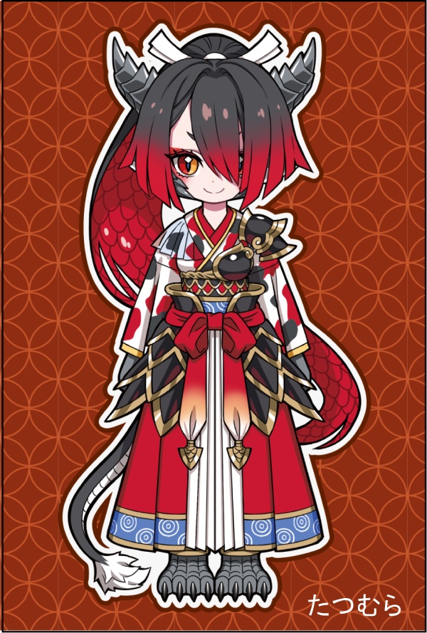 妖怪少女ポストカード(オリキャラ)