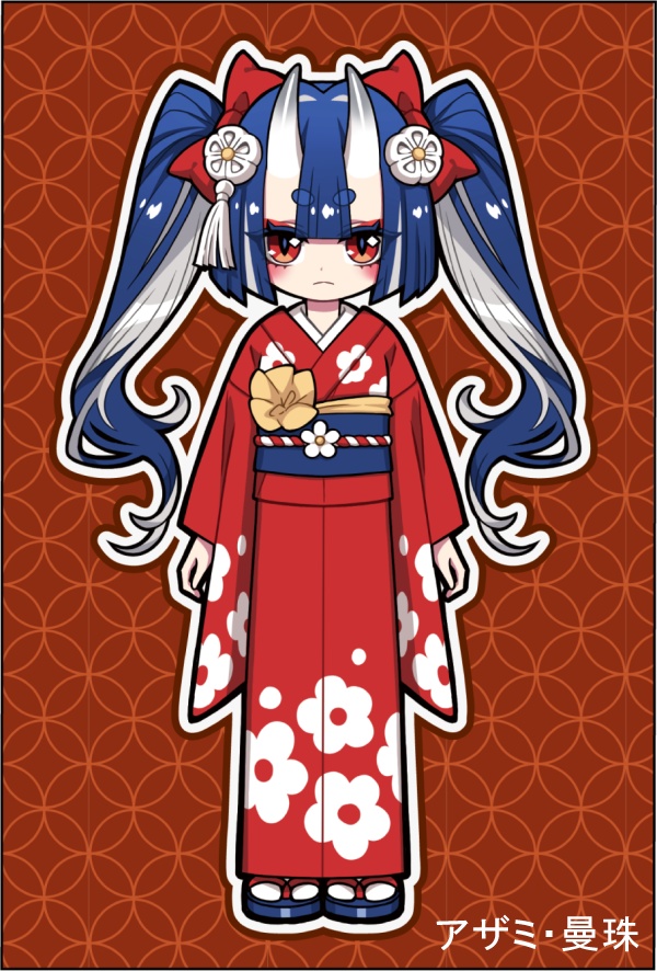 妖怪少女ポストカード(オリキャラ)