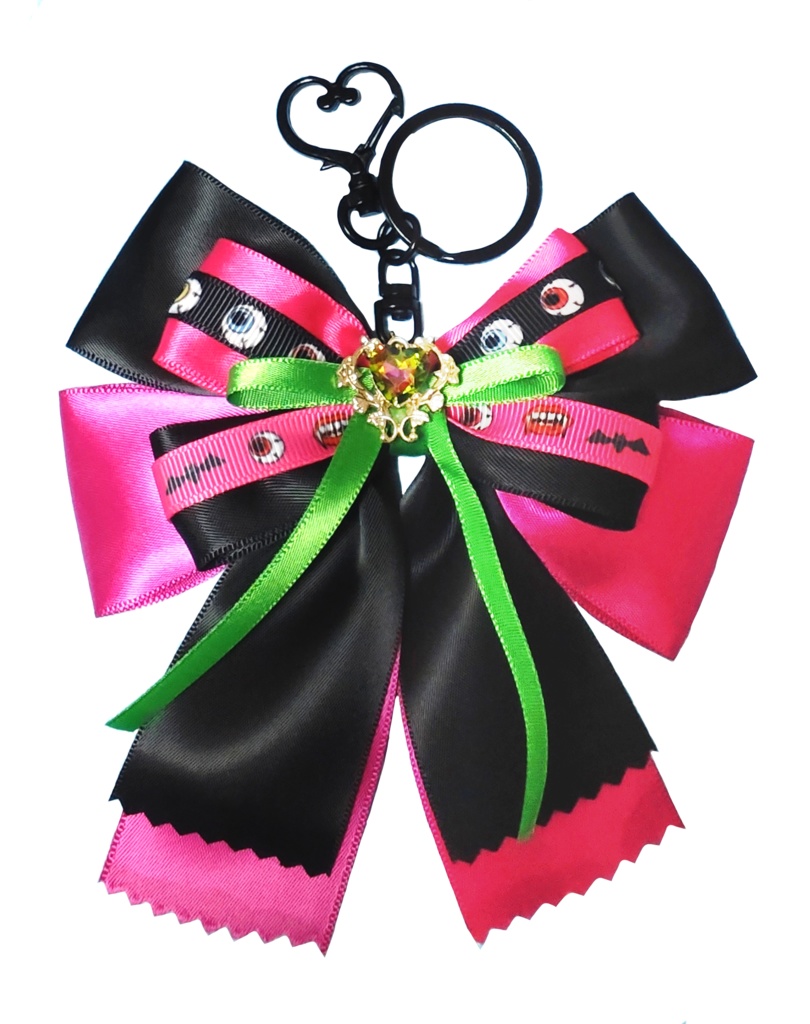 ビビッドリボンキーホルダー