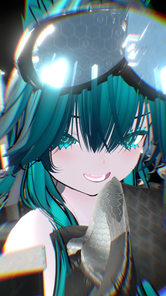 【まよ\ルルネ対応】VOLT CRUX|サイバーアイメイク
