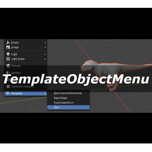 TemplateObjectMenu (ver.0.6)