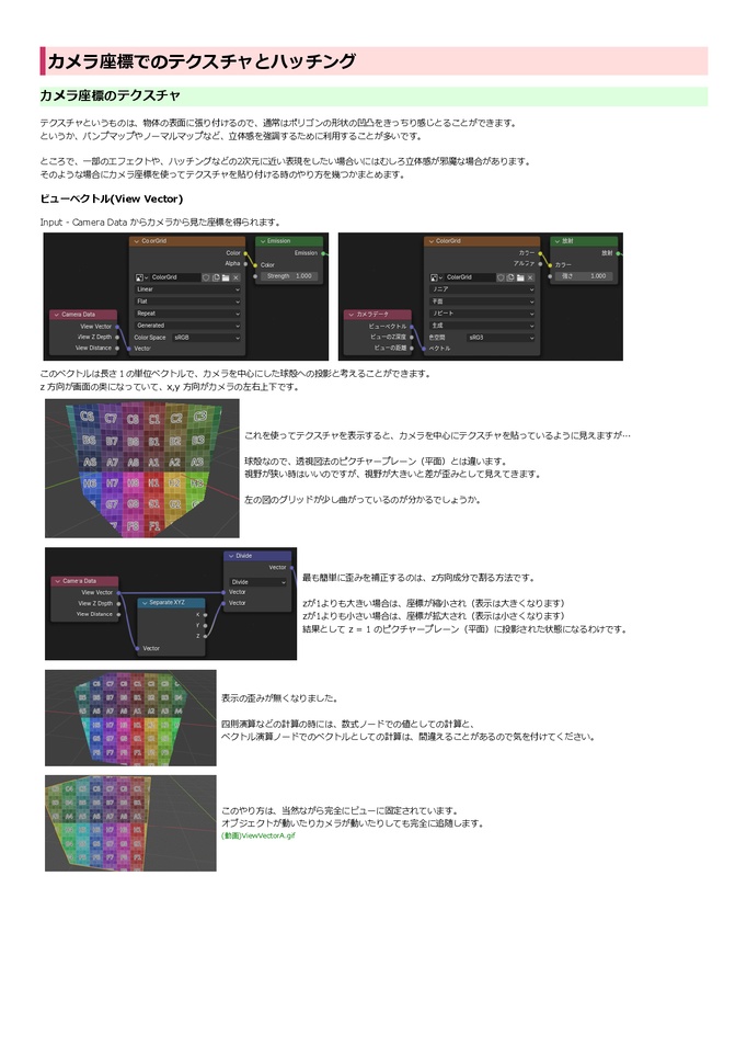 マニアックなシェーダーの話(Eevee⽤のマニアックなシェーダーあれこれ Next) ver 2.4