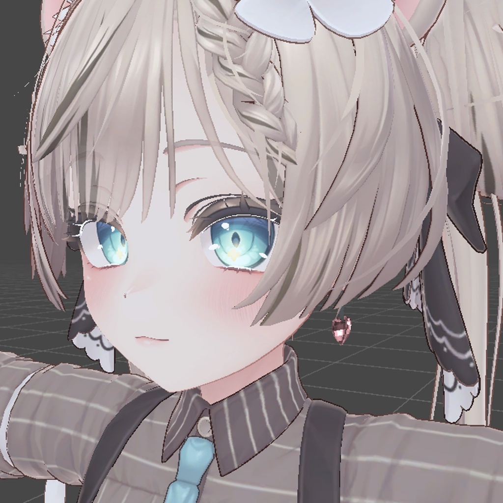 Heart_Earrings【VRChat想定】