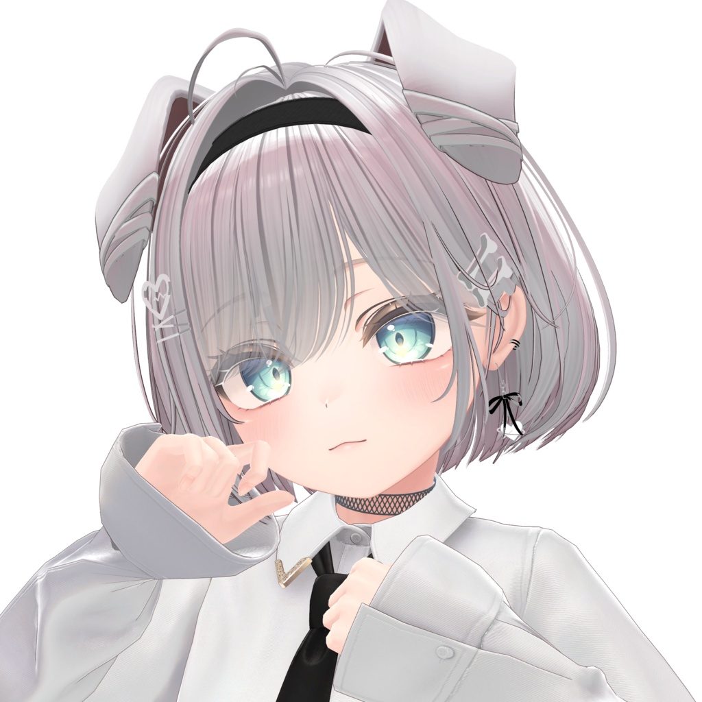 格子状 アクセサリー【VRChat想定】