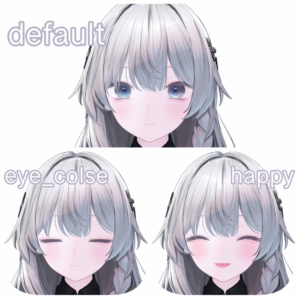 【shinano】Blendshape + animation