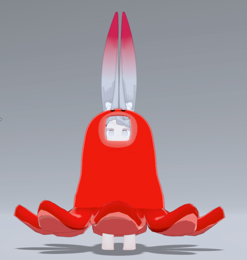 【VRC想定】タコさんウインナーのきぐるみ【みみのこ・まめふれんず対応】