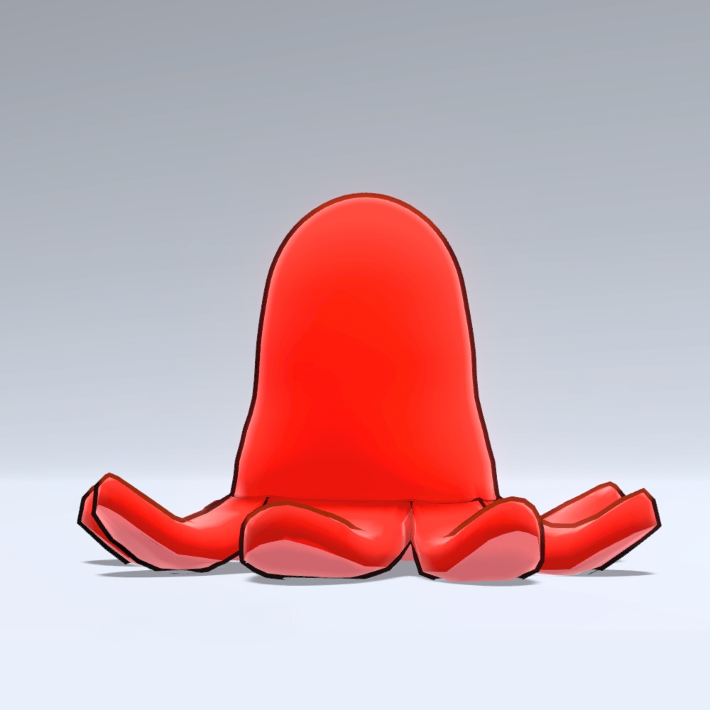 オリジナル3Dモデル「タコタコさん -Takotakosan- 」