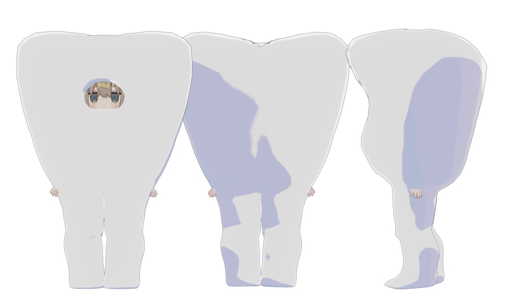 【VRC想定】奥歯のきぐるみ【まめふれんず対応】