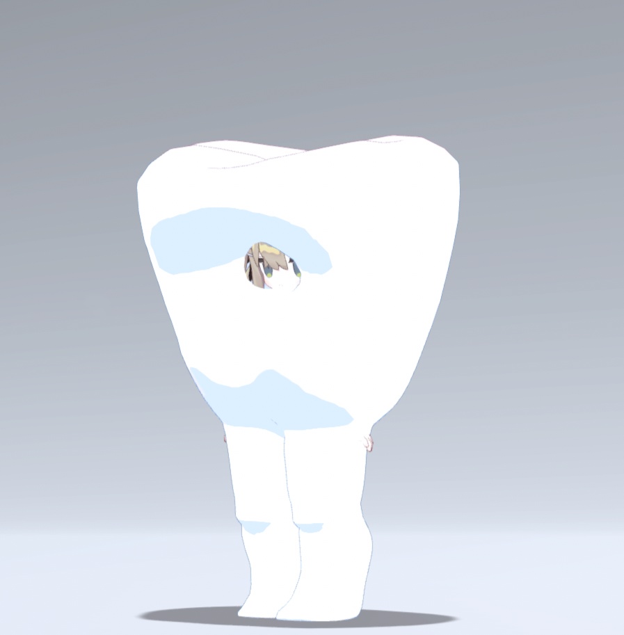 【VRC想定】奥歯のきぐるみ【まめふれんず対応】