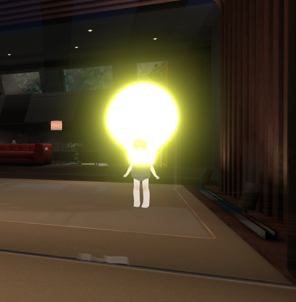【VRC想定】輝く!電球のきぐるみ【まめふれんず対応】